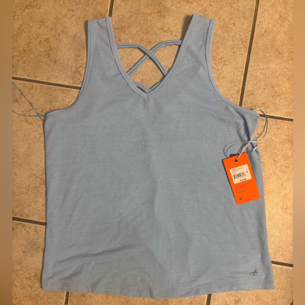 Freely workout tank Light Blue small